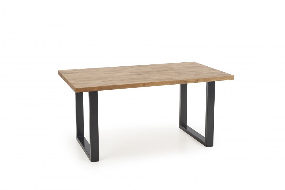 Jedálenský stôl RADUS masívny dub Halmar 160x90 cm