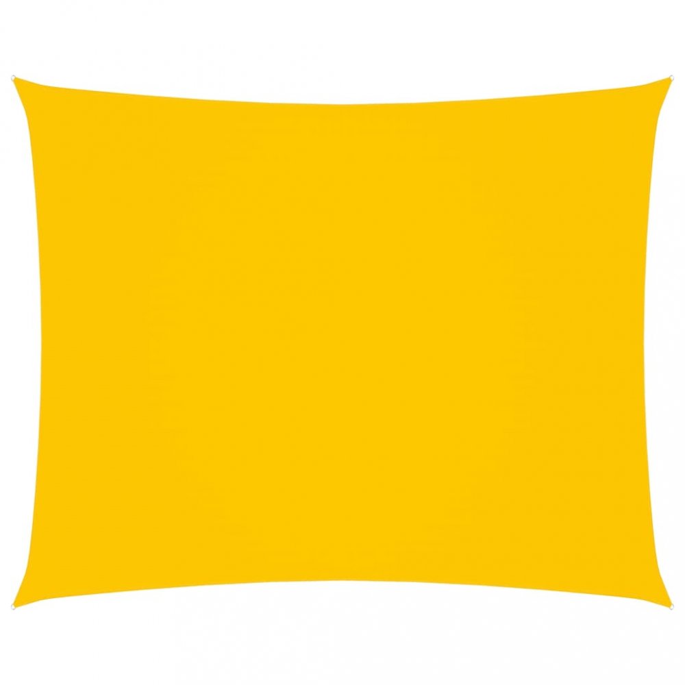Stínící plachta obdélníková 2 x 3 m oxfordská látka Dekorhome Žlutá