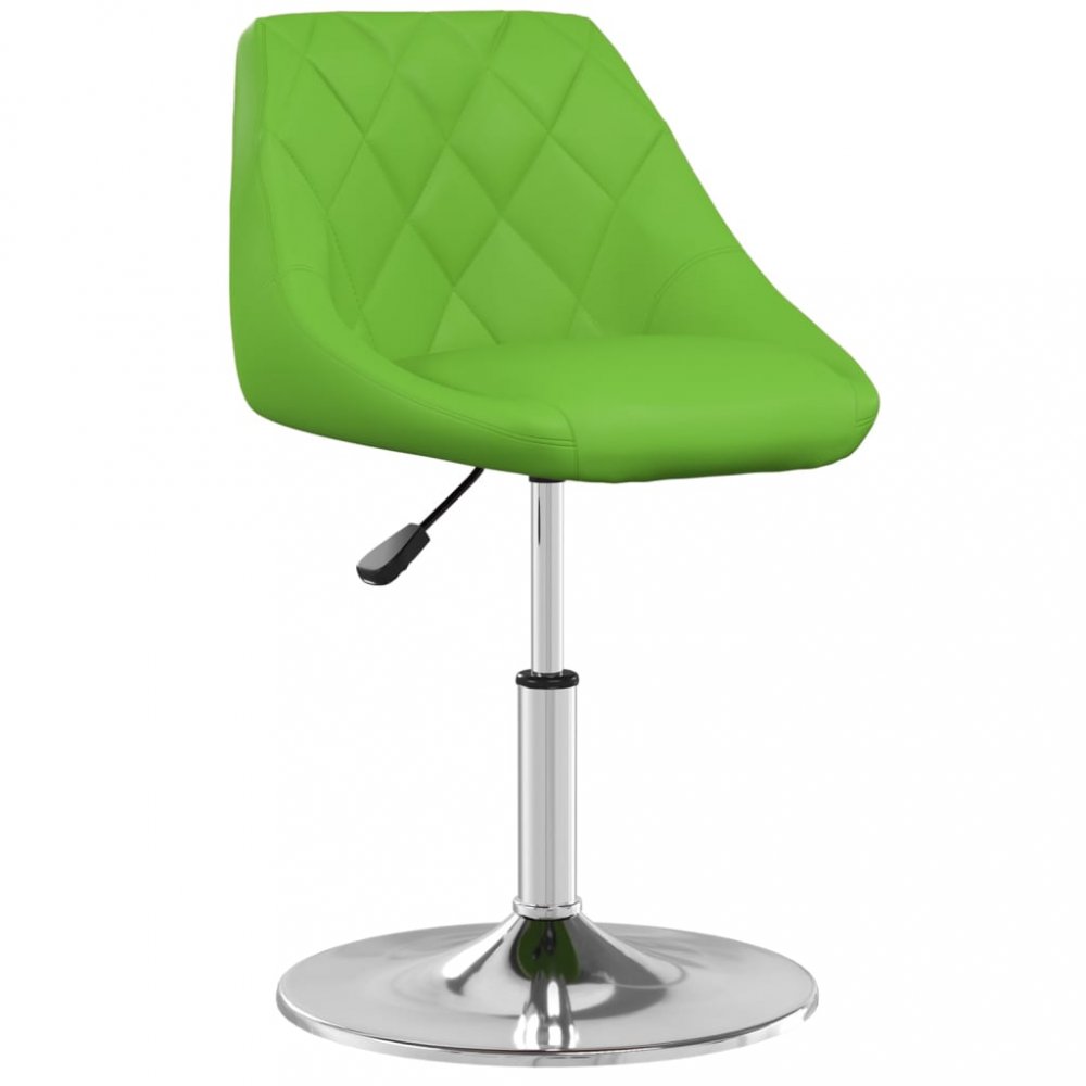 Kancelárska stolička umelá koža / chróm Dekorhome Zelená