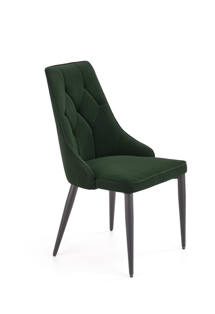 Jídelní židle K365 Halmar Tmavě zelená