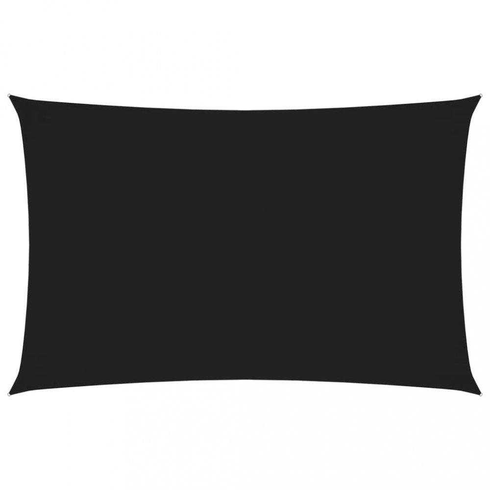 Stínící plachta obdélníková 2 x 5 m oxfordská látka Dekorhome Černá