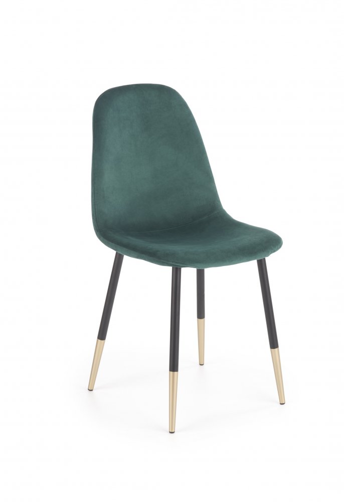 Jídelní židle K379 Halmar Tmavě zelená
