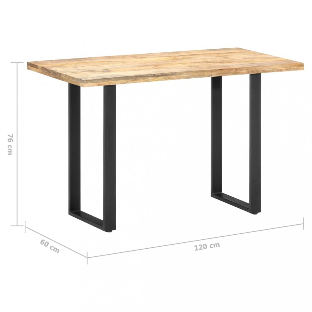 Jídelní stůl mangovníkové dřevo / kov 140x70x76 cm