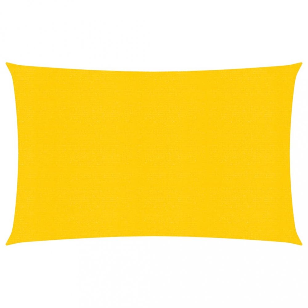 Tieniaca plachta obdĺžniková HDPE 2 x 4 m Dekorhome Žltá
