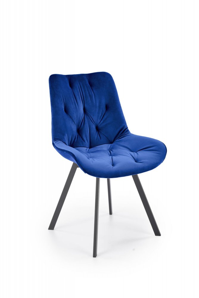Otočná jedálenská stolička K519 Halmar Modrá