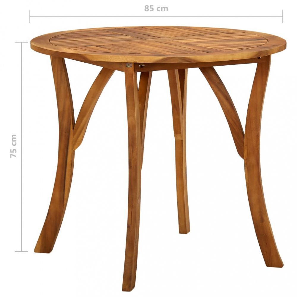 Záhradný stôl hnedá Dekorhome 85x85x75 cm