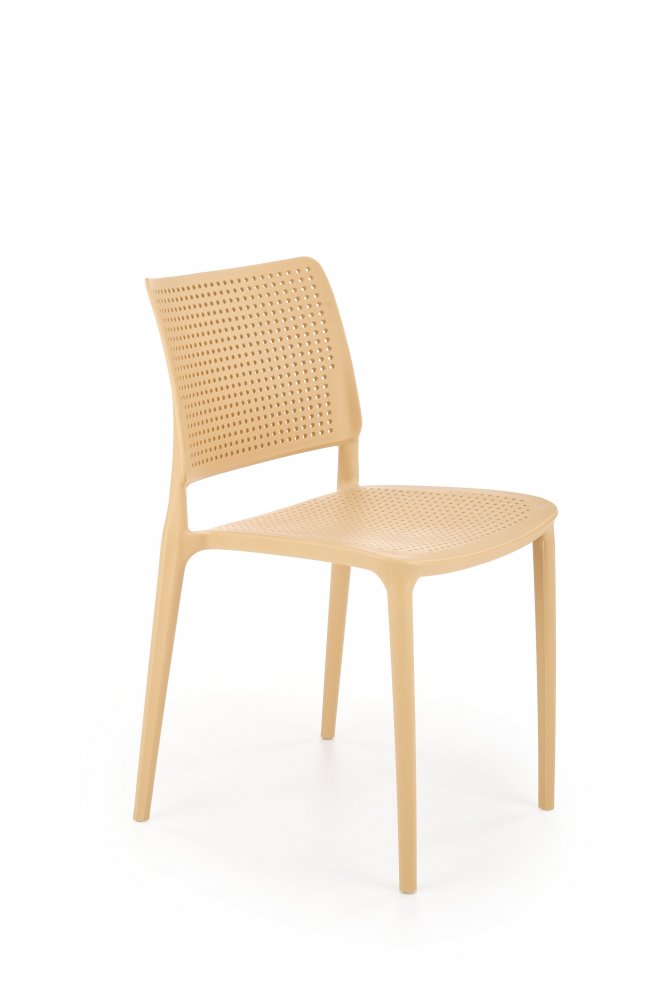 Stohovateľná jedálenská stolička K514 Halmar Oranžová