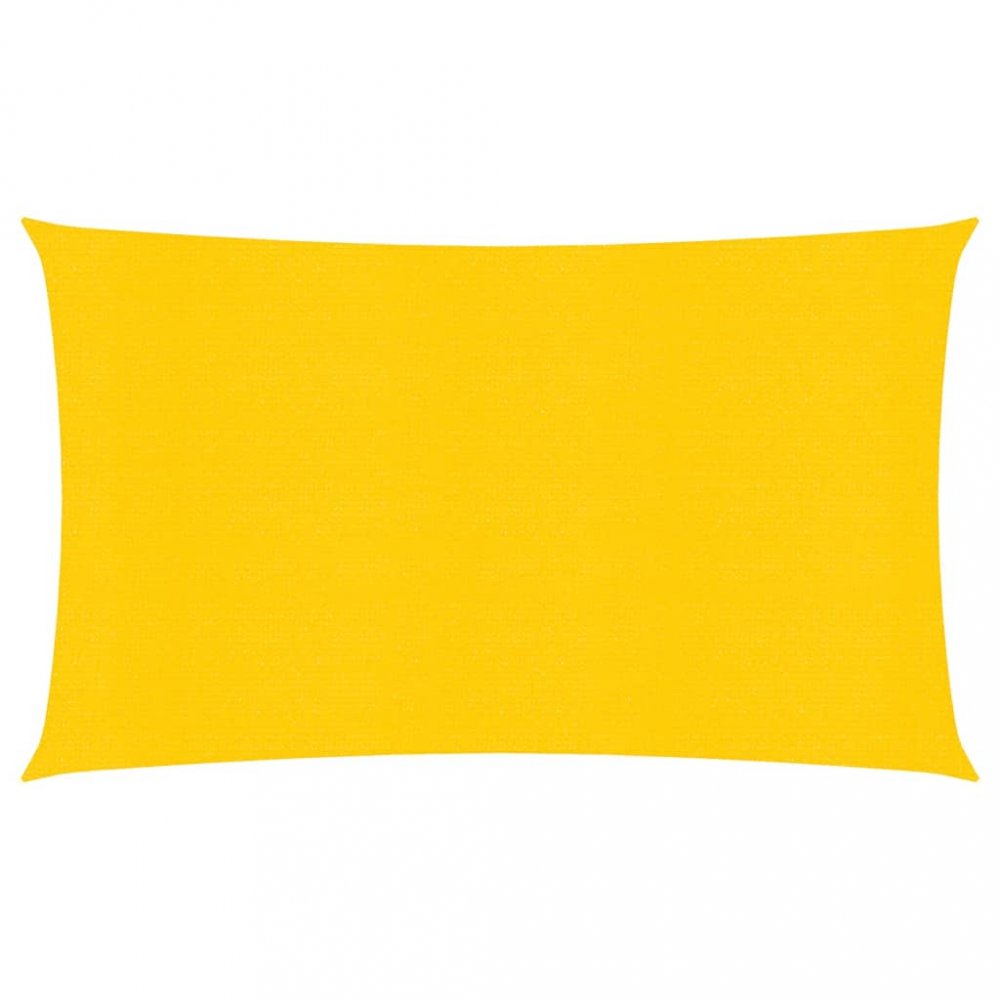 Tieniaca plachta obdĺžniková HDPE 2,5 x 5 m Dekorhome Žltá