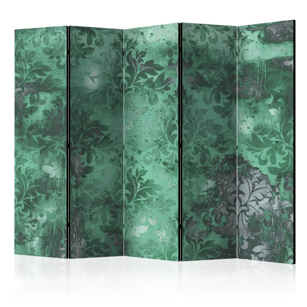 Levně Paraván Emerald Memory Dekorhome 225x172 cm (5-dílný)