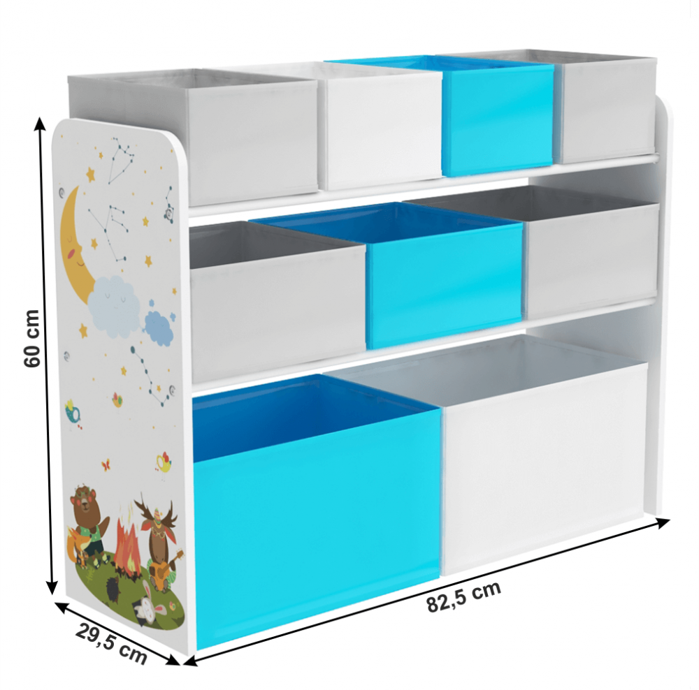 Regál na hračky DARLING TYP 2 Tempo Kondela Obrázek