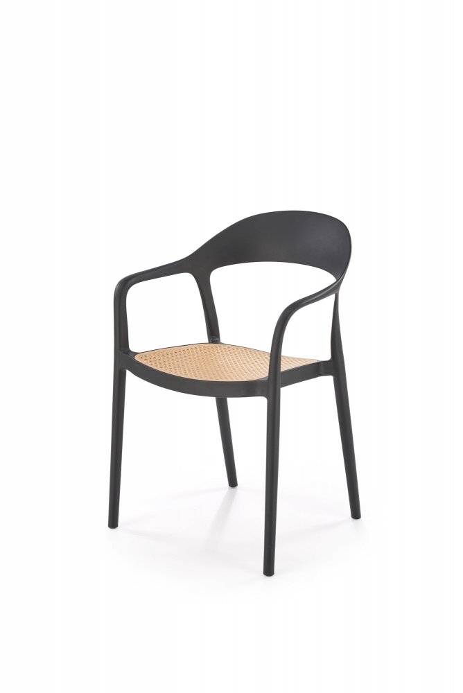 Stohovateľná stolička K530 Halmar Biela