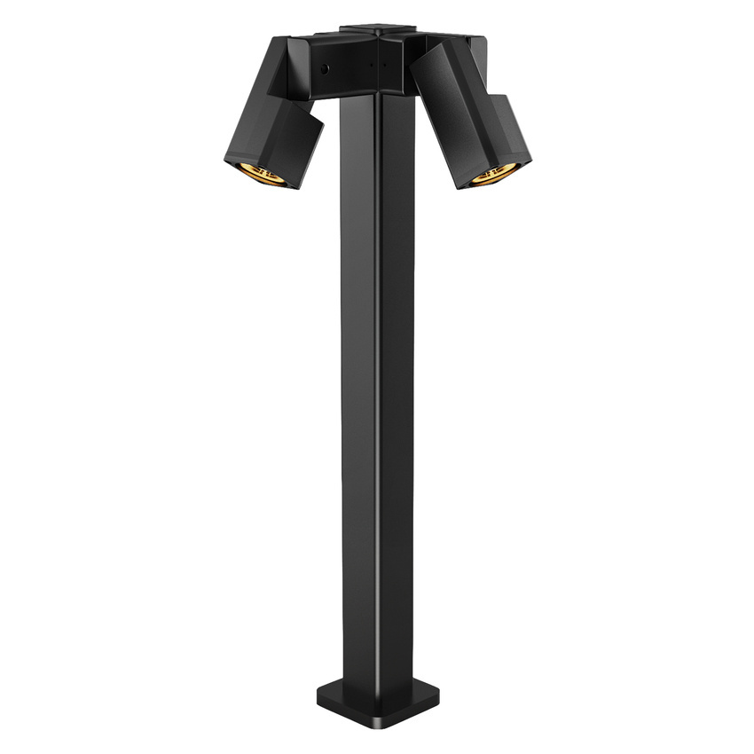 Záhradná lampa Salvia 29x80cm čierna 2x35W GU10 IP65