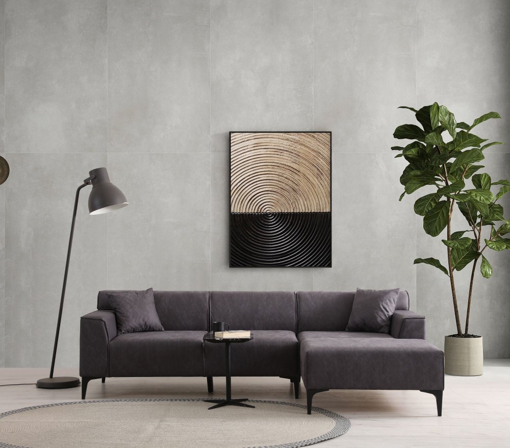 Rohová sedací souprava New Petra R Corner - Anthracite (obrázek 9)