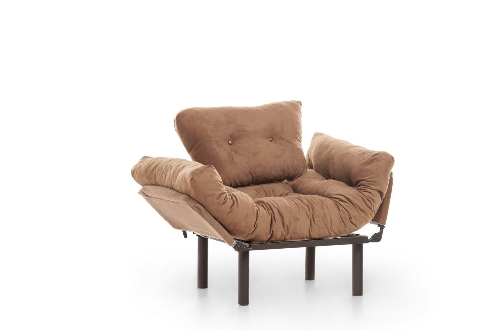 Křeslo ušák Nitta Single - Light Brown (obrázek 11)