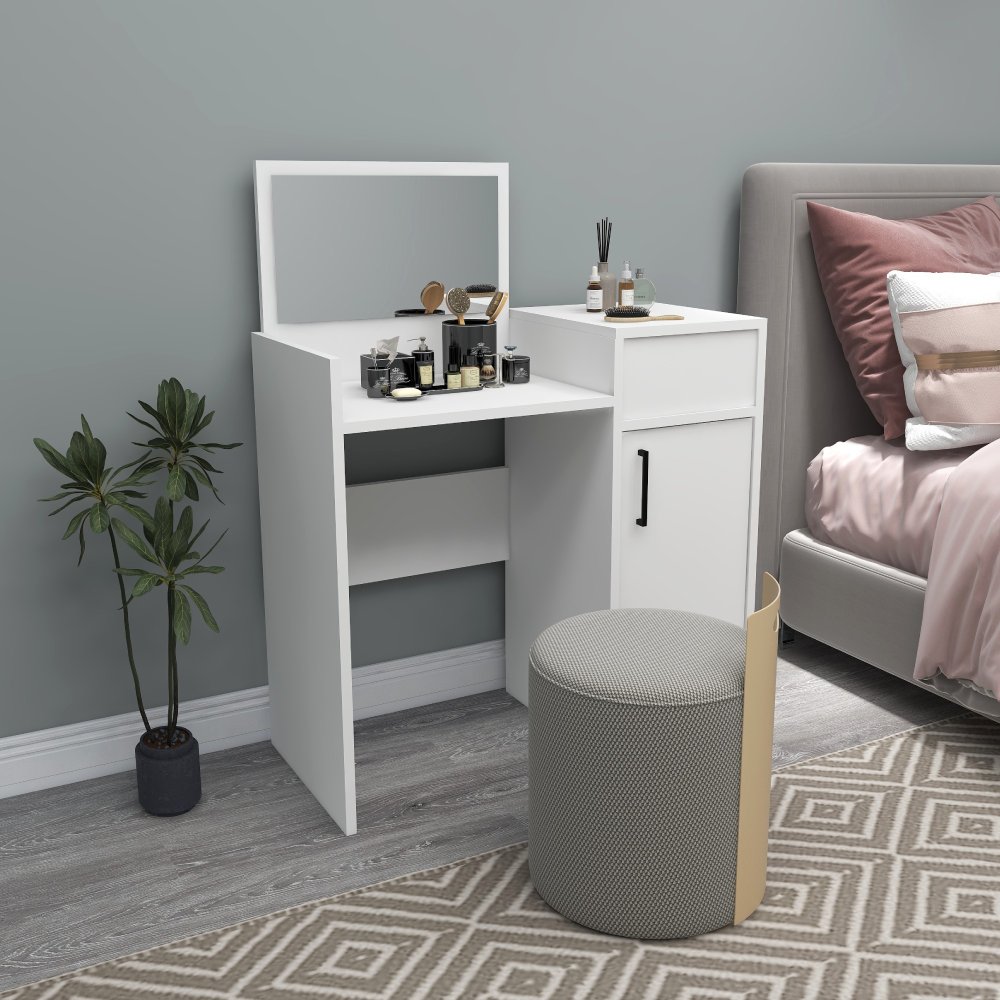 Toaletný stolík Sedef - White