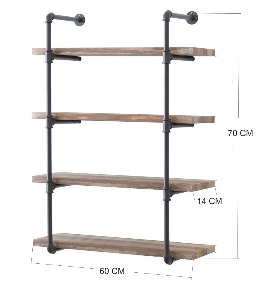 Pipe Shelf Boruraf106 (obrázek 3)