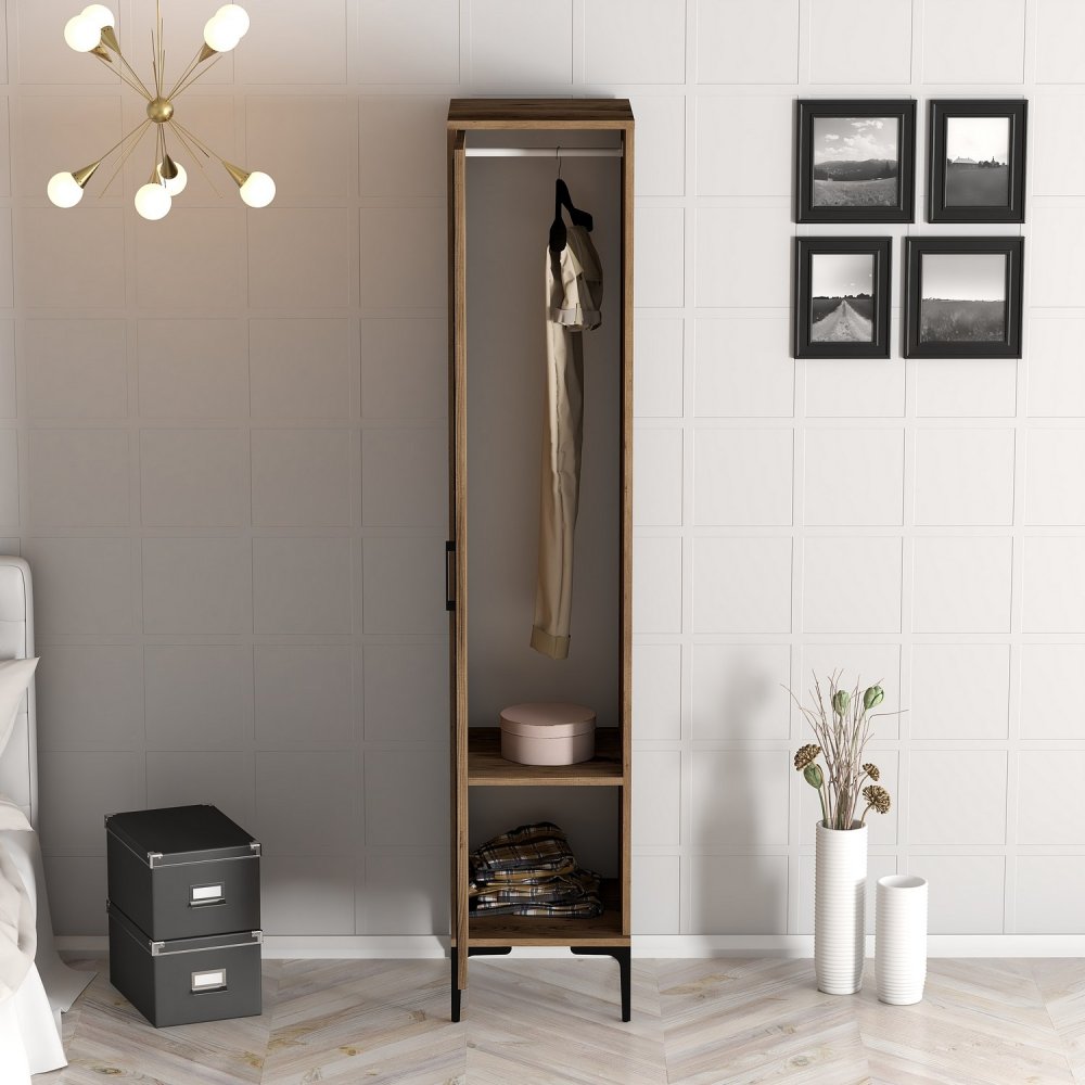 Šatní skříň Kumsal R - Walnut (obrázek 6)