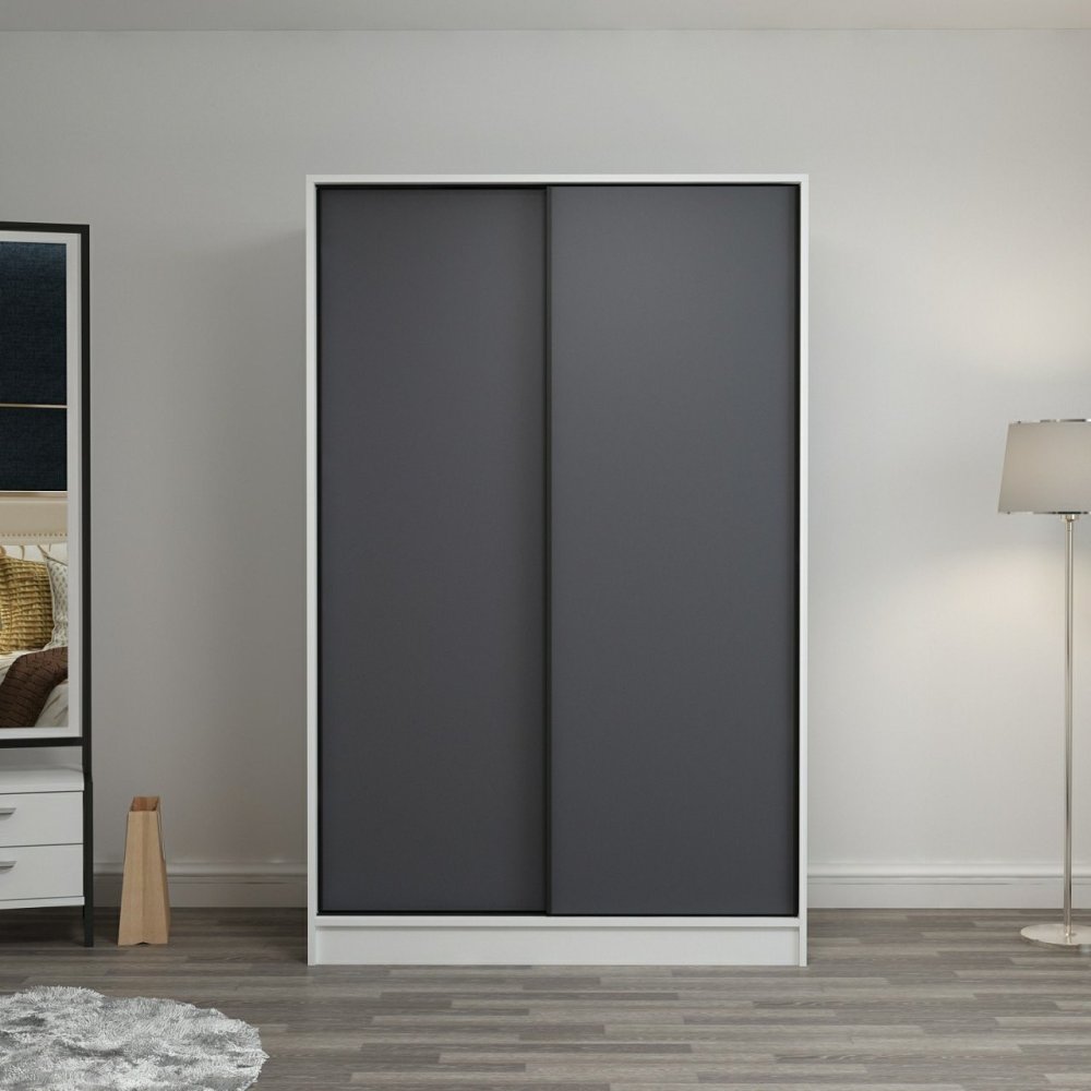 Šatní skříň Kale White Anthracite - 2309 (obrázek 8)