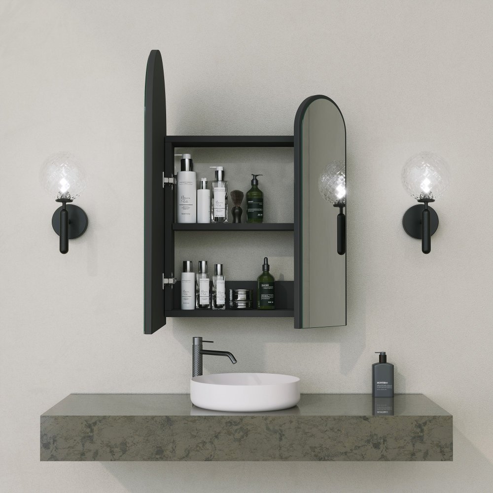 Koupelnová skříňka Classe Cabinet - Black (obrázek 4)