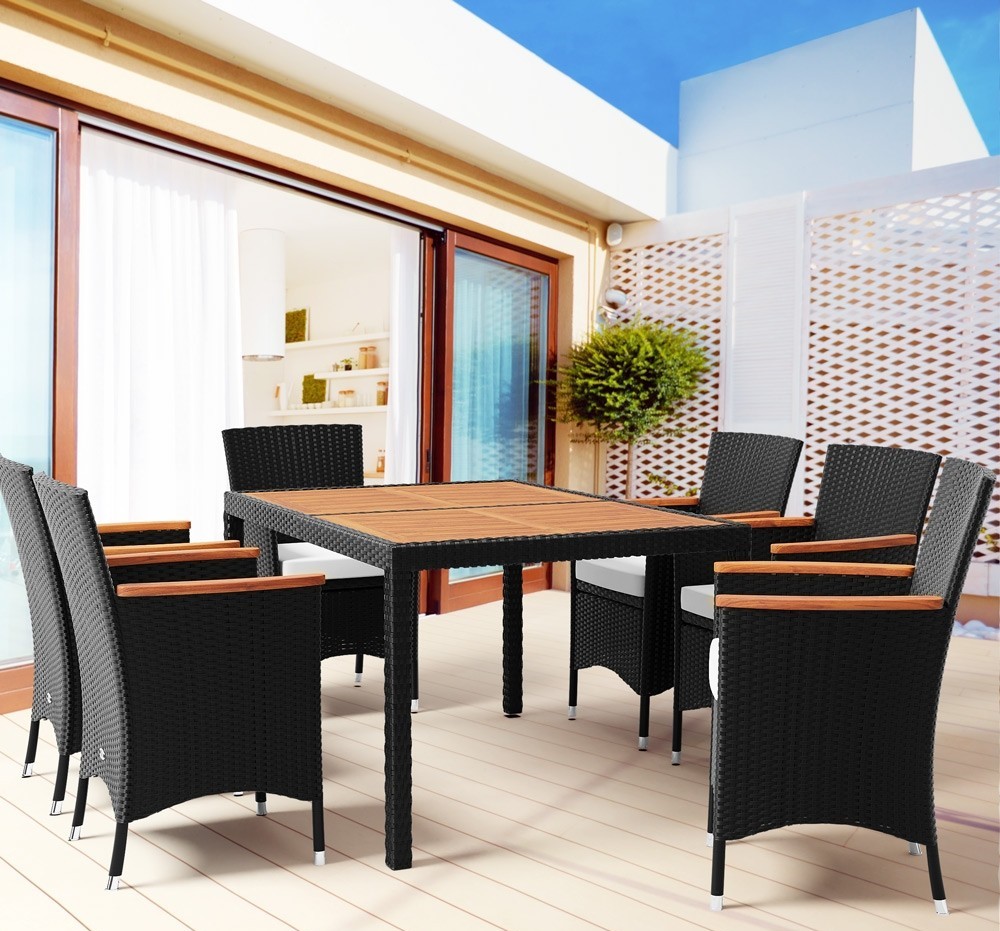 Zahradní jídelní set 6+1 D2838 Dekorhome