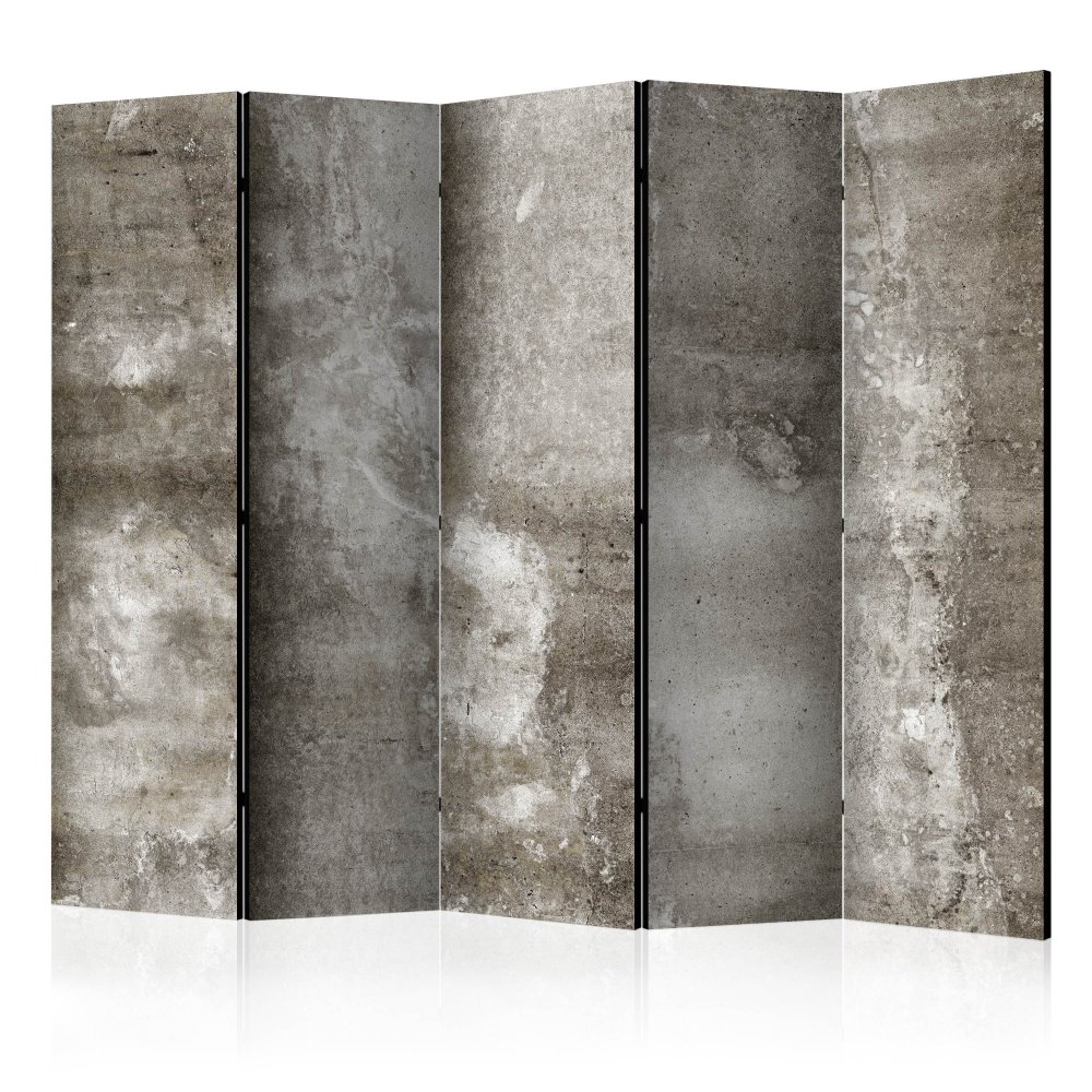 Paraván Cold Concrete Dekorhome 225x172 cm (5-dílný)