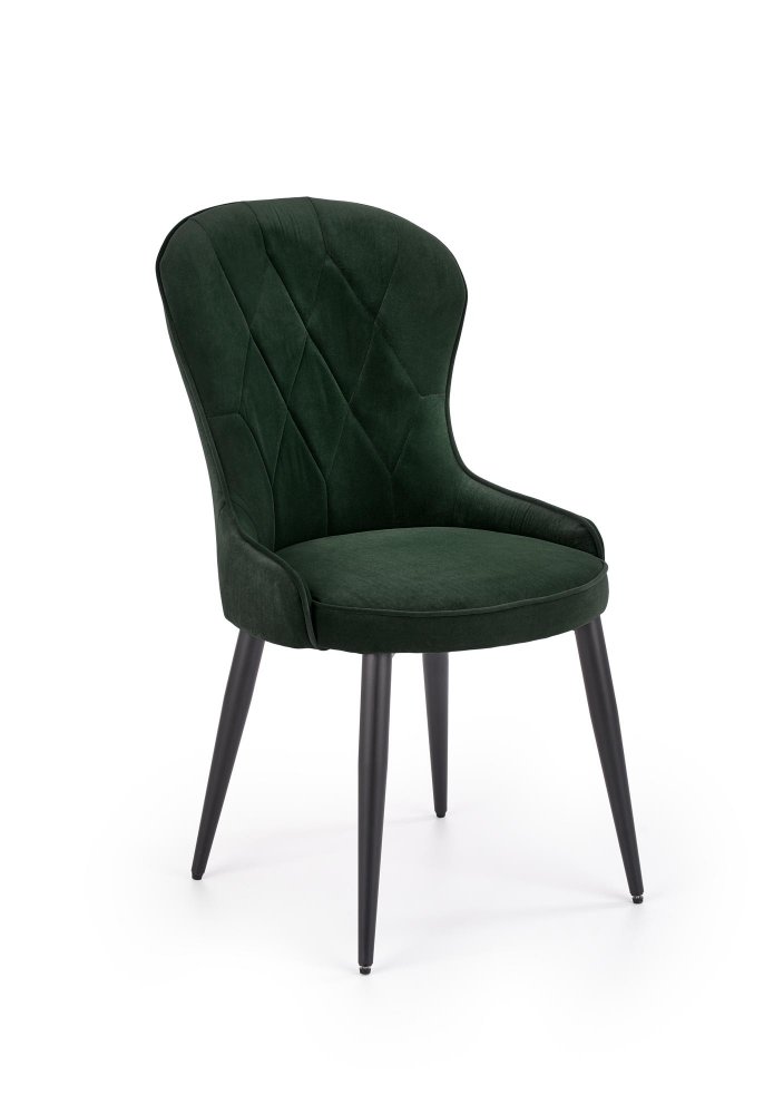 Jedálenská stolička K366 Halmar Tmavo zelená