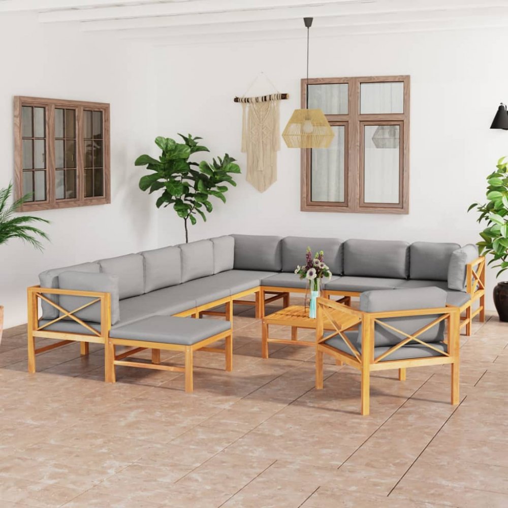 Zahradní sedací souprava 7 ks SOFIA  Dekorhome Krémová Obrázek