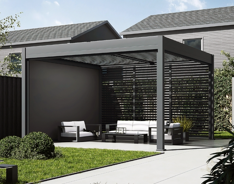 Bioklimatická pergola 4x4 m INTRO DUO Rojaplast Obrázek