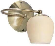 Nástenná lampa Serano patina 1x60W E27 krémové tienidlo