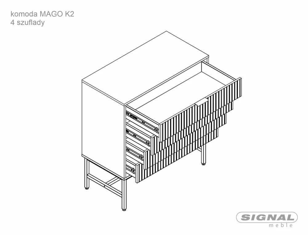Komoda Mago K2 (obrázek 5)