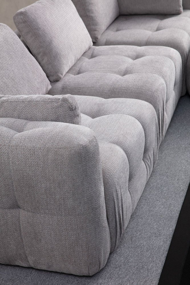 Trojmístná pohovka Amaris 3 Seater - Light Grey (obrázek 11)