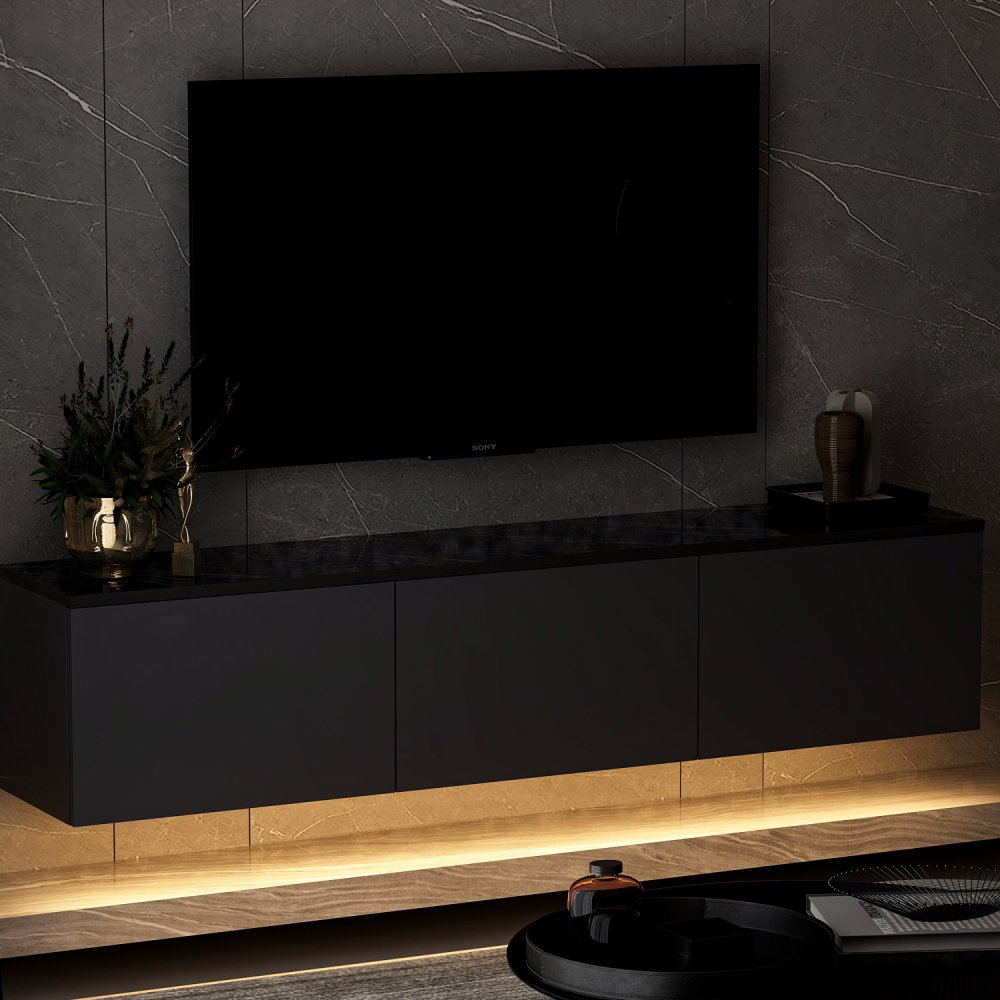 TV stolek Neon Illuminated - Anthracite (obrázek 14)