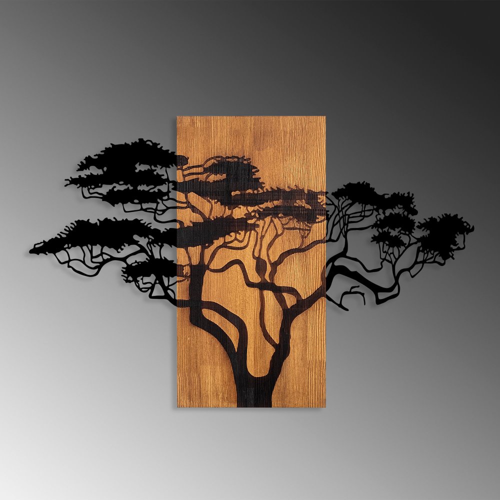 Dekorativní dřevěný doplněk na zeď Acacia Tree - 387 (obrázek 5)