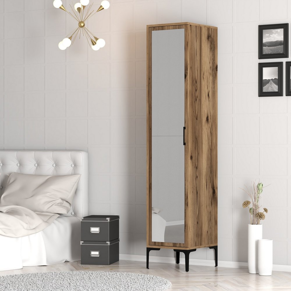 Šatní skříň Kumsal R - Walnut (obrázek 5)