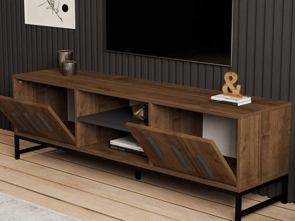 TV stolík Shape - Walnut