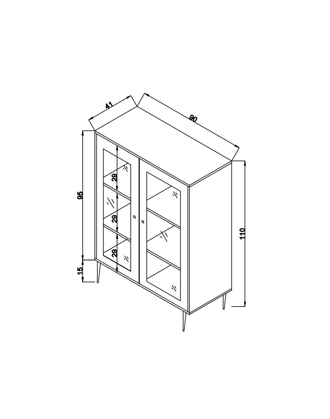 Příborník Hazeran Sideboard (obrázek 3)