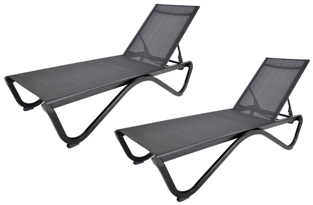 Polohovacie záhradné ležadlo 2 ks ZWL515 Rojaplast