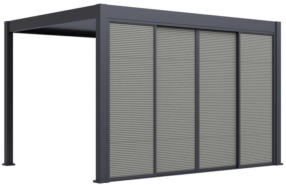 Posuvná zástena pre bioklimatickú pergolu Rojaplast