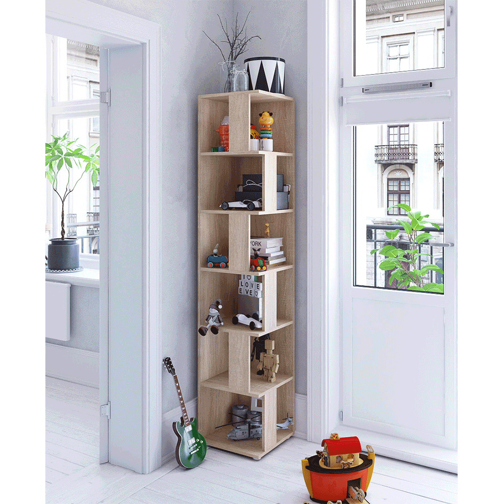 Rohový regál KORIND Tempo Kondela Dub sonoma