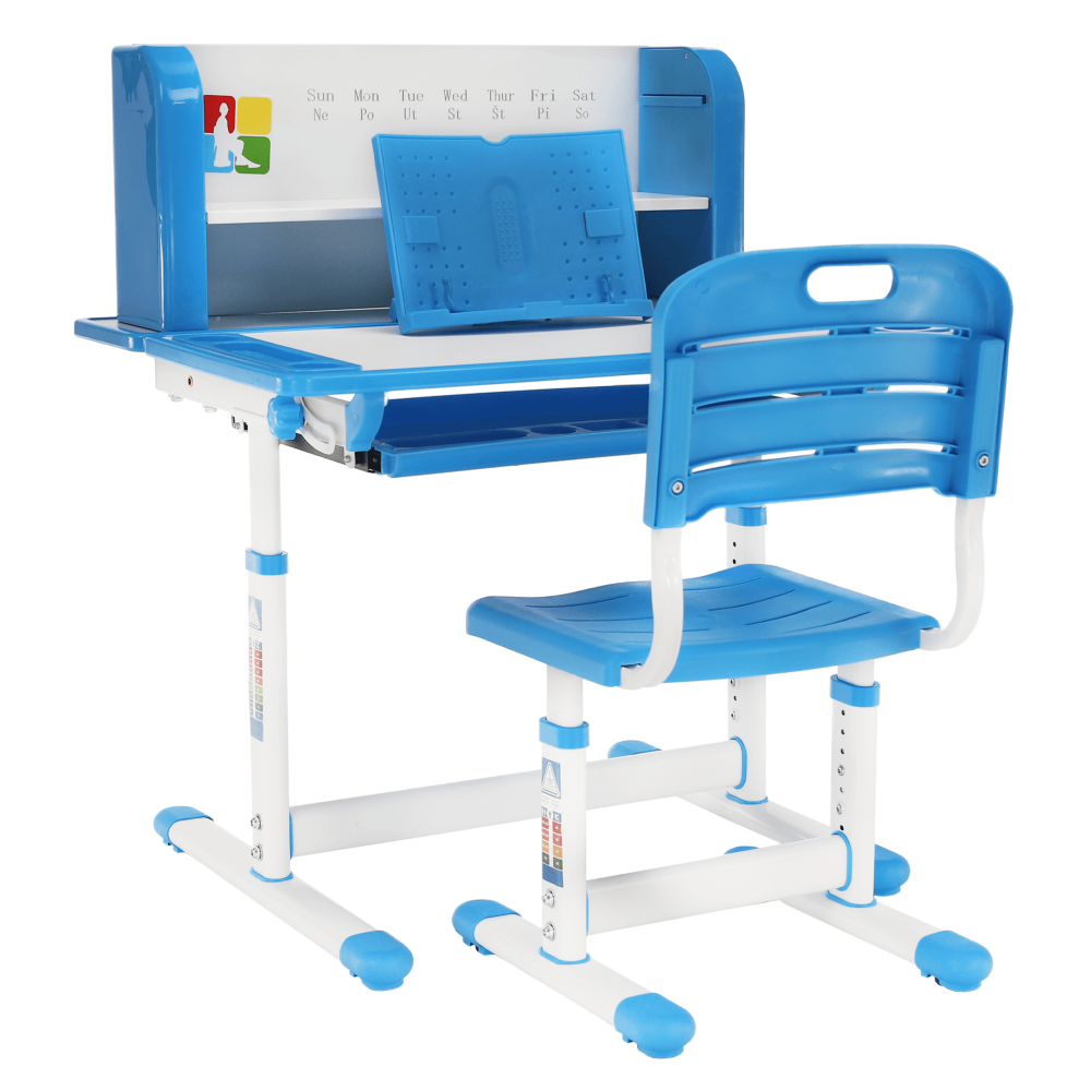 Rostoucí dětský stůl a židle ALEXIS Modrá