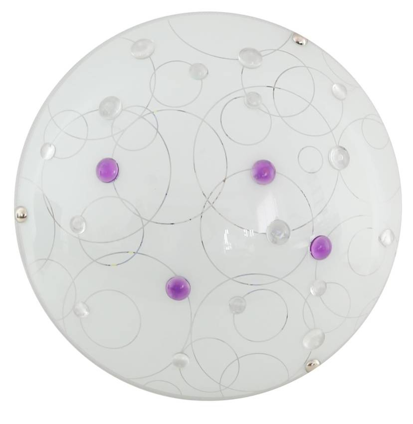 Stropná lampa Astro Plafon LED 30 cm fialové kryštály