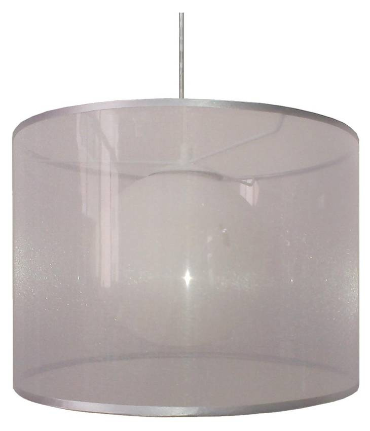 Závesná stropná lampa 1X60W E27 strieborná CHICAGO