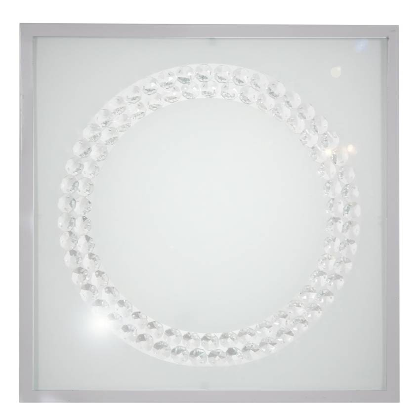 Stropné svietidlo plafond 29X29 16W LED 4000K saténový kruh LUX