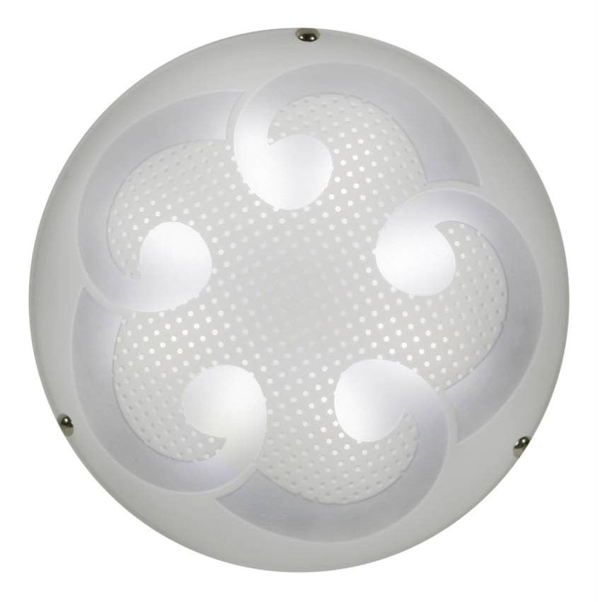 Chrómová stropná LED lampa 4000K Monti