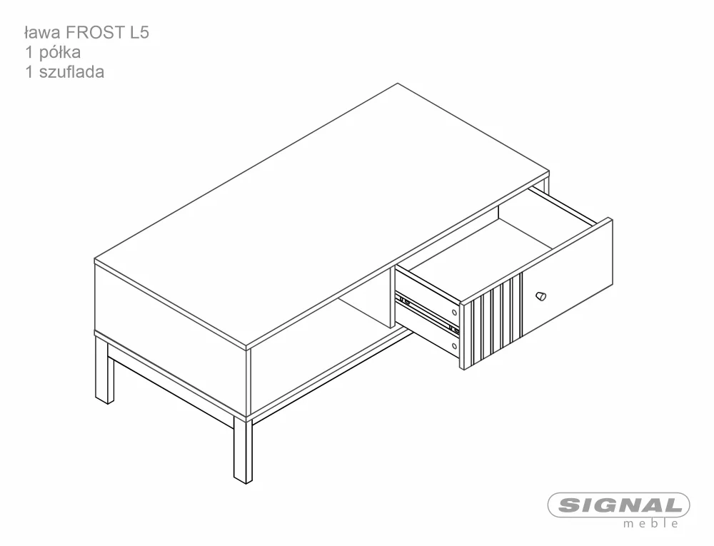 Konferenční stolek Frost L5 (obrázek 3)