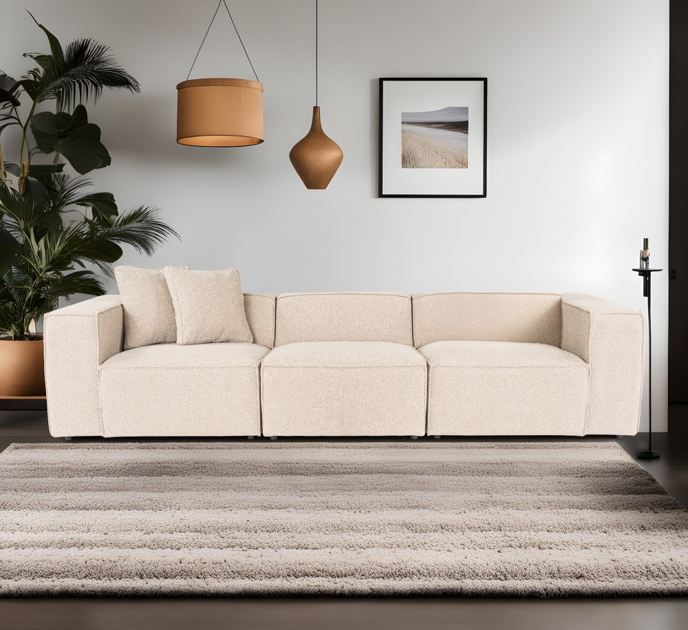 Trojmístná pohovka Lora 3 Seater - Peach (obrázek 4)