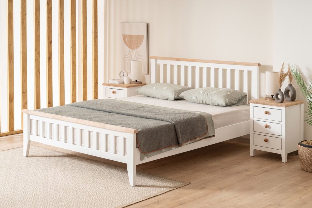 Rám manželskej postele Inci Modern Country - 120 x 200