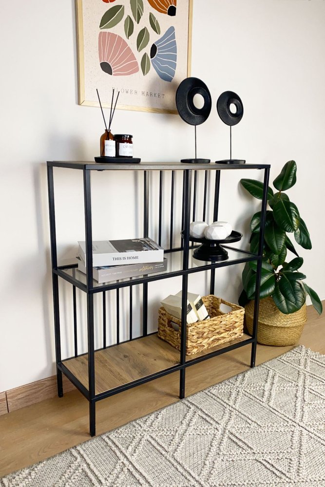 Príborník Sunny - Atlantic Pine, Transparent