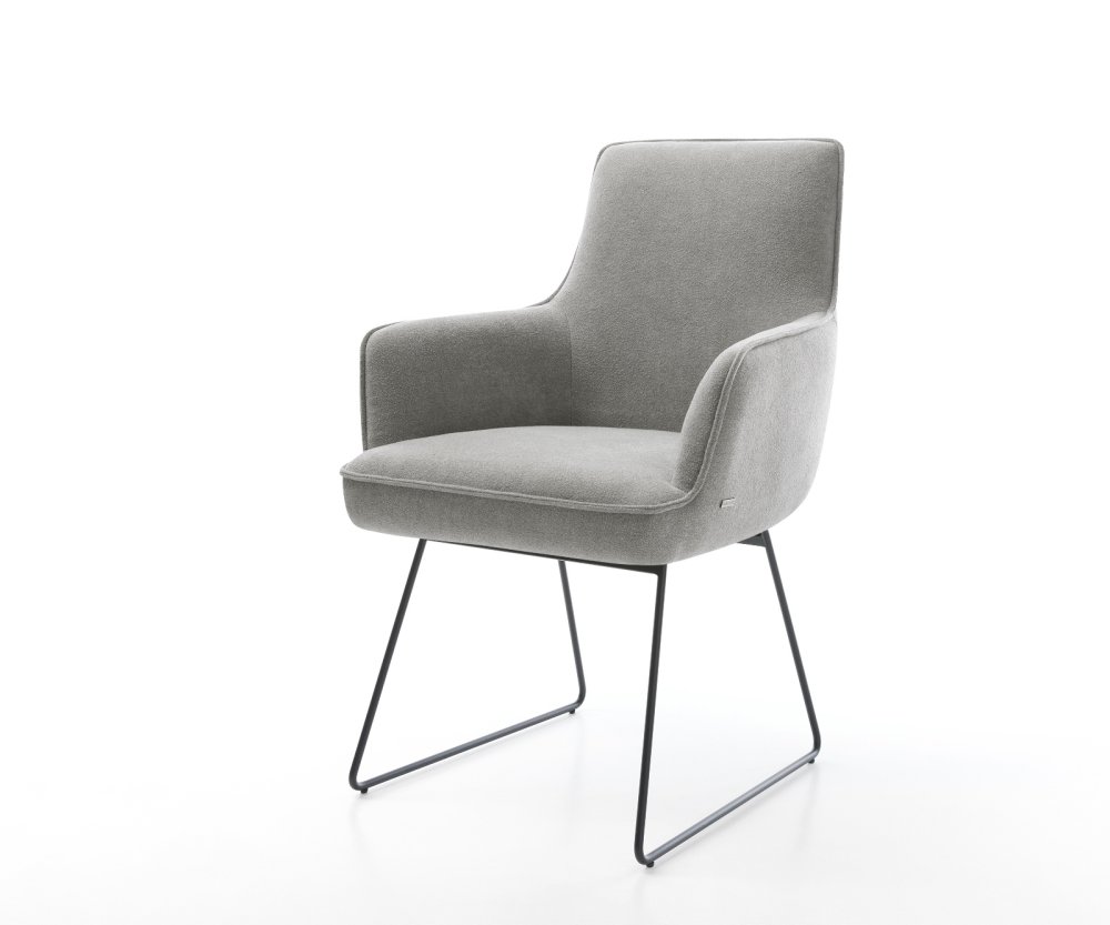 Jedálenská stolička Heira-Flex s opierkami texturovaná látka mäkký