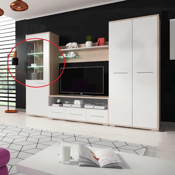 LED osvětlení 1-bodové FREDO modré Tempo Kondela